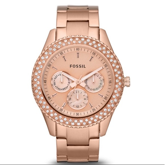 Fossil Accessories - Fossil rose gold watch